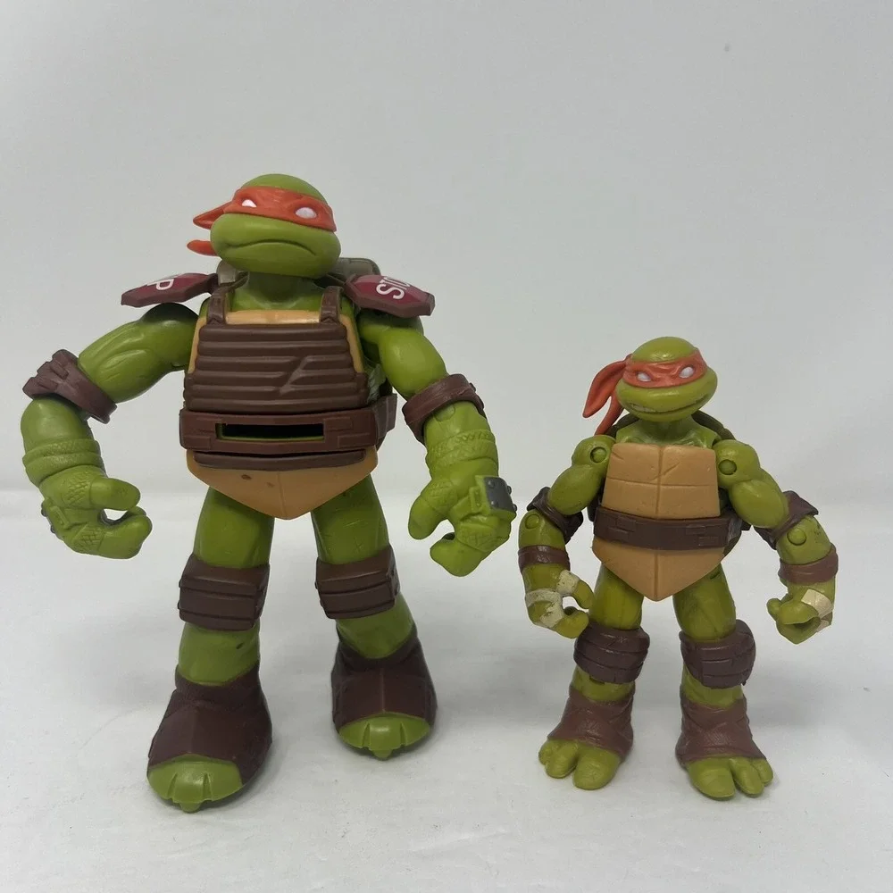 Teenage Mutant Ninja Turtles 2 Michelangelo Action Figure 4.5 5.5 Inch TMNT Toy